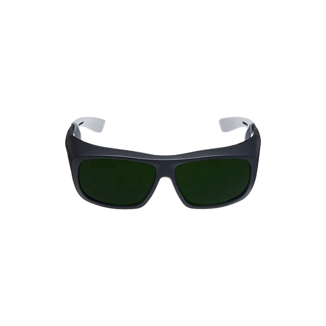 Black Active Shutter 3D Green Laser Eye Protection Glasses with Built-In IR TV Projector Video Player and Battery Support