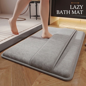 Tappetino da Bagno in Memory Foam Extra Spesso, Antiscivolo, Assorbente, Morbido, Lavabile in Lavatrice, Senza Necessità di Piegarsi per Asciugare i Piedi - Product Image 1