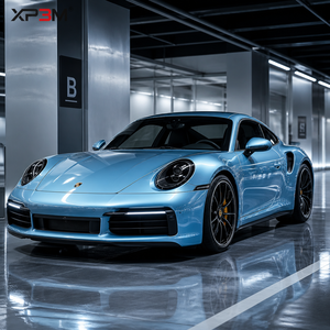 XP3M Metallic Ice Blue OEM Gloss TPU Color PPF Car <b>Wrap</b> <b>Vinyl</b> 7.5 Mil Self Healing Anti Scratch Anti Yellowing Covestro TPU Base - Product Image 4