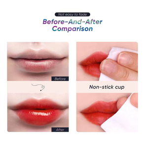Tinte Vegano para Labios y Mejillas, Tinte Labial de Larga Duración a Prueba de Agua, Rubor Líquido Multiusos de Alta Pigmentación para Maquillaje Diario - Product Image 2