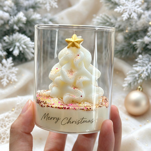 Vela Aromática Artesanal con Aroma a Galleta de Crema, Decoración Navideña para el Hogar, Regalo Festivo - Product Image 4