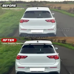 Spoiler universel en ABS, type de matériau générique, surface carbone, spoiler de coffre arrière pour Audi A3 Hatchback A1 Sportback Q2 Q3 Q5 Q7 - Product Image 5