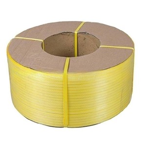 Màu vàng đóng gói dây đai Hướng dẫn sử dụng PP đóng đai CuộN <span class=keywords><strong>Pallet</strong></span> vành đai Đóng gói hộp đóng gói cuộn bao bì Dây đeo nhựa - Product Image 5