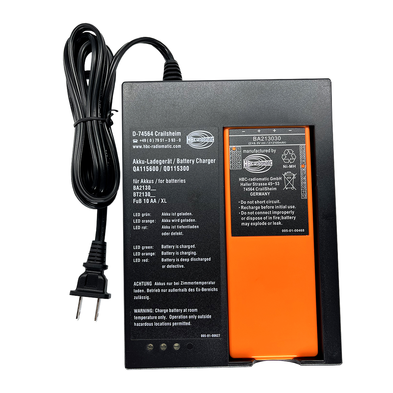 Зарядное устройство для бетононасоса Putzmeister QA115600 QD115300 AC для HBC пульта дистанционного управления HBC727 HBC735 BA213020 BA213030 BA214061