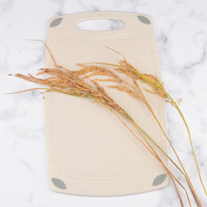 ชุดเขียง2ชิ้นแบบพลิกกลับได้ทำจากวัสดุฟางข้าวสาลีเกรดอาหารธรรมชาติ - Product Image 2