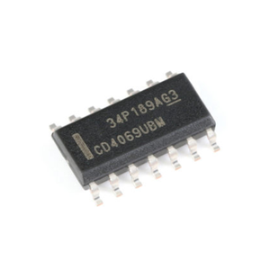 Mới ban đầu cd4069 cd4069ubm96 SOP-14 <span class=keywords><strong>CMOS</strong></span> biến tần <span class=keywords><strong>logic</strong></span> mạch tích hợp-linh kiện điện tử IC chip IC - Product Image 1