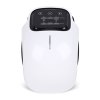 Meilleur masseur de genou futuriste avec chaleur et thérapie par lumière rouge, appareil de massage chauffant sans fil pour soulager la douleur, écran tactile LED