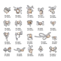 Paso Sico Bestseller Internet - Bijoux d'ongles vintage en alliage couleur unie, style Zhejiang, nœud papillon de luxe léger