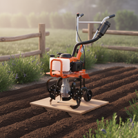 Motoculteur multifonctionnel à essence 53,2 cm³ 1,2 kW, puissant et polyvalent pour le désherbage et la culture des champs – Meilleures ventes