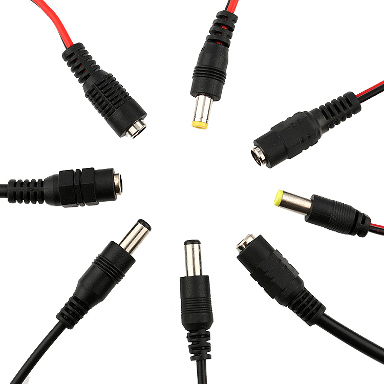 60W 5.5x2.1mm Photovoltaic Solar Cable Female To Male DC Power