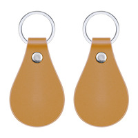 Porte-clés en cuir PU vierges en gros pour la fabrication artisanale DIY, cadeaux personnalisés avec logo, vente en gros
