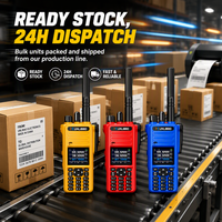 XUNLIBAO 8608 Vente en gros usine Stock disponible Expédition rapide Radio bidirectionnelle portable 10W multibande avec chargeur Type-C et fonction NOAA