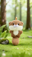 Stylo à encre gel en peluche KUKI Kawaii Panda, Loutre de mer, Écureuil, Éléphant, Lapin à oreilles tombantes, Nombreux modèles