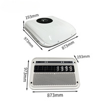 Climatiseur de toit 12V 24V pour camion, camping-car, fourgonnette, semi-remorque, unité de climatisation DC 2200W