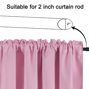 Asta tenda tascabile Home Cafe bagno cucina seminterrato termoisolante tenda alta oscurante <span class=keywords><strong>per</strong></span> finestra - Product Image 5