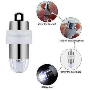 רתיח עמיד למים בלון בלון מיני מסיבה נייר פנס פנס אור מהבהב מצבי משתמש סוללות חג המולד - Product Image 3