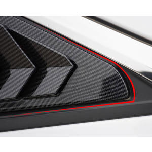 CAIXUAN accessori decorativi per la modifica dell'aspetto del quarto di finestra posteriore personalizzati per <span class=keywords><strong>MG</strong></span> 5 <span class=keywords><strong>2021</strong></span> 2022 2023 2024 2025 - Product Image 2