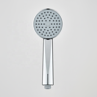 Douche à main ronde minimaliste moderne 1 mode pluie, haute efficacité, économie d'eau pour salle de bain