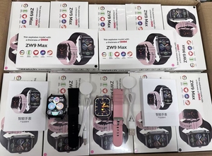 2025 gran oferta ZW9 Max reloj inteligente pantalla HD 290mAh batería ultrafina 9MM monitoreo de salud deportes Fitness Smartwatch - Product Image 5