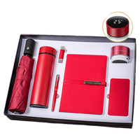 Couverture PP en tissu A5 de haute qualité 7 en 1 coffret cadeau promotionnel d'entreprise avec cahier de luxe pour employé