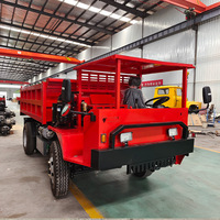 Camion à benne basculante diesel 4x4 pour l'exploitation minière, l'agriculture et le déblaiement de tunnels, véhicule utilitaire minier certifié sécurité minière