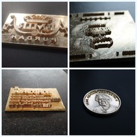 Machine de gravure CNC pour le marquage à chaud, l'estampage à chaud, et les matrices plates 2D en laiton pour l'impression