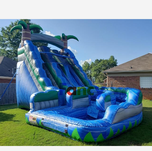 Glissières à choix chaud CE/toboggan de piscine privé/toboggan aquatique <span class=keywords><strong>gonflable</strong></span> avec piscine pour enfant et fête à vendre - Product Image 4