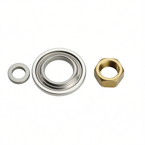 Kit de montaje flotante, juego de anillos metálicos para instalación de grifos, conjunto de 3 piezas - Product Image 3