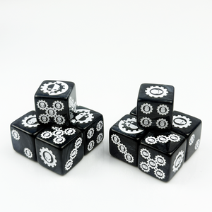 Dadi personalizzati in acrilico da 16 mm, esagonali, incisi, regalo per giochi <span class=keywords><strong>D</strong></span>&<span class=keywords><strong>D</strong></span> e gioco <span class=keywords><strong>d</strong></span>'azzardo, logo personalizzato - Product Image 2