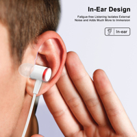 Écouteurs intra-auriculaires AMVR pour Meta Quest 3, immersifs 3D 360 °   Isolation du bruit ambiant, embouts en silicone et organisateur de câbles