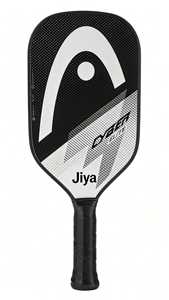Paleta de Pickleball Jiya Cyber Elite, Superficie de Fibra de Vidrio, Color Negro/Blanco, Peso 230g, para Niveles Principiantes a Intermedios - Product Image 4