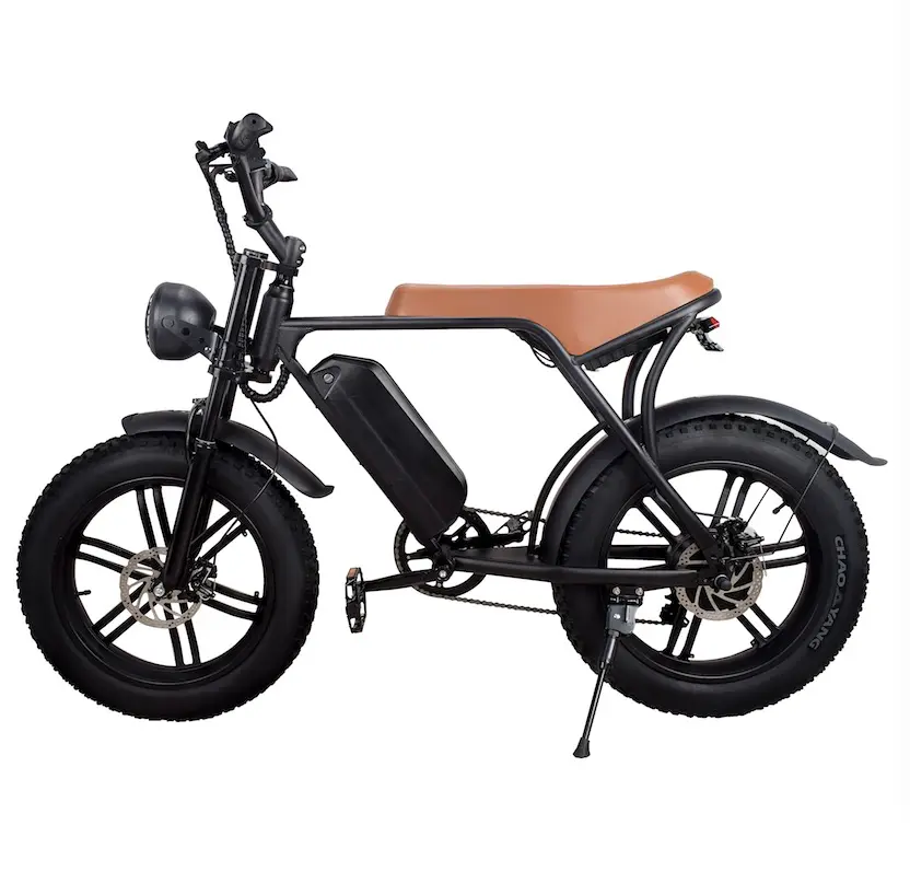 Fat tire electric dirt bike surron style chopper bicycle sharing ebike scooter adult cheap city con motore 750W 1000W freno a disco