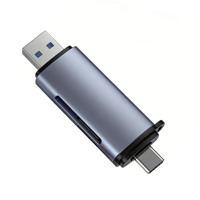 Lecteur de carte SD TF externe USB Type-C 2 en 1 JCR001S 3.0