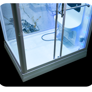 Cabina de Ducha de Vapor de Lujo con Sauna Húmeda, Bluetooth, Portátil, para Baño - Product Image 4