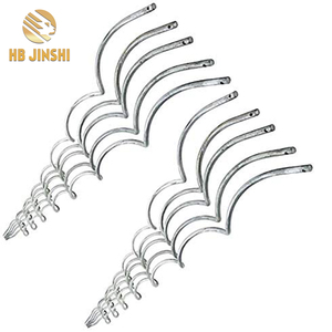 Fil d'acier lourd de 1,5 m de long pour le soutien des piquets en spirale de culture des haricots grimpants - Product Image 2