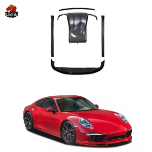 Kit carrozzeria in fibra di carbonio di alta qualità in stile V per <span class=keywords><strong>Porsche</strong></span> <span class=keywords><strong>991</strong></span> <span class=keywords><strong>991</strong></span>.1 con labbro anteriore diffusore posteriore Spoiler minigonne laterali - Product Image 1