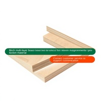 Panneaux de contreplaqué de bouleau marine multicouches sur mesure en bois massif importés du Zhejiang, découpés sur mesure pour tables, armoires et étagères, E0