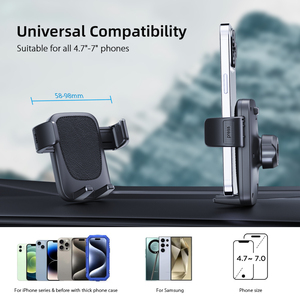 Phổ một nút phát hành xe gắn bảng điều khiển điện thoại chủ có thể thu vào cốc hút kính chắn gió Máy tính để bàn điện thoại di động chủ sở hữu - Product Image 4