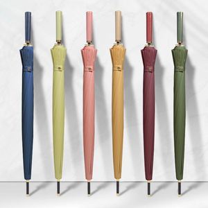 Paraguas de Golf Vintage Extra Grande y Largo, Resistente al Viento, con Estructura de Acero 24k, Tela Pongee 190T - Product Image 1