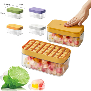 Tùy Chỉnh Báo Chí Loại <span class=keywords><strong>Ice</strong></span> Cube Khay Container Khối Khuôn Khay - Product Image 1