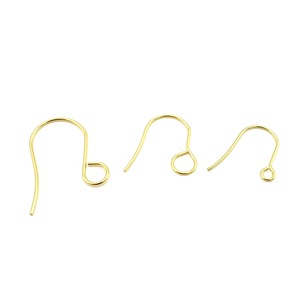 Crochets d'oreille en acier inoxydable plaqués or 18 carats en forme de point d'interrogation pour la fabrication de boucles d'oreilles, accessoires de bijouterie DIY - Product Image 3