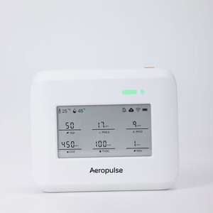 Monitor de Calidad del Aire Inteligente Aeropulse A200 CM, Registrador de Datos en Tiempo Real, PM2.5, CO, TVOC, Temperatura, Humedad, para Escuelas y Aulas - Product Image 1