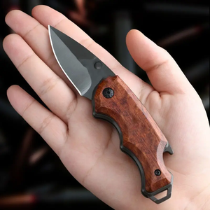 Gỗ xử lý sắc nét gấp lưỡi với Mini Keychain dao STUBBY Túi dao cho cắm trại tiện ích săn bắn và câu cá - Product Image 4
