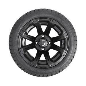 Shu-Ran SRGCTW-206 Juego de Ruedas de Plástico Impermeables de 12 Pulgadas para Carrito de Golf y Neumáticos de Perfil Bajo 215/35-12 DOT para Uso en Exteriores - Product Image 1