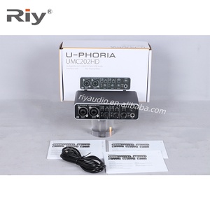 <span class=keywords><strong>Tarjeta</strong></span> <span class=keywords><strong>de</strong></span> <span class=keywords><strong>Sonido</strong></span> Externa USB Inalámbrica UMC202HD, Interfaz <span class=keywords><strong>MIDI</strong></span>, Preamplificadores <span class=keywords><strong>de</strong></span> Micrófono, Compatible <span class=keywords><strong>con</strong></span> 10 Dispositivos, Grabación <span class=keywords><strong>de</strong></span> Estudio, Reducción <span class=keywords><strong>de</strong></span> Ruido - Product Image 6