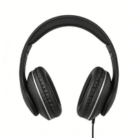 Casque filaire supra-auriculaire avec micro - Casque stéréo pour jeux et musique pour PC/ordinateur portable/smartphone
