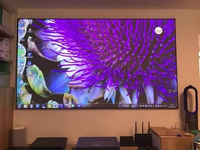 Écran de projection ALR de 135 pouces à cadre fixe, T Prism, rejetant la lumière ambiante, 16:9, ultra courte focale, 4K, pour téléviseur laser, home cinéma