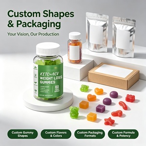 Gomitas <span class=keywords><strong>Keto</strong></span> al por Mayor, Suplemento Dietético, 60 Unidades, Formato de Gomitas Suaves y Coloridas para el Bienestar Diario, Marca Privada - Product Image 5