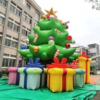 Modelo de árbol de Navidad inflable grande con Cajas de Regalo para Decoración