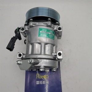 PC200-7 PC200-8 <b>Air</b> Compressor 421-07-31220 20Y-810-1260 20Y-979-6121 AC Compressor 421-07-31220/20Y-810-1260/20Y-979-6121 - Product Image 1